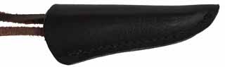 Neck Sheath
for a small knife,
accepts blades up to 2-5/8" length